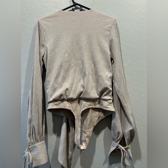 Lovers + Friends Cream Wrap Bodysuit - Picture 4 of 6